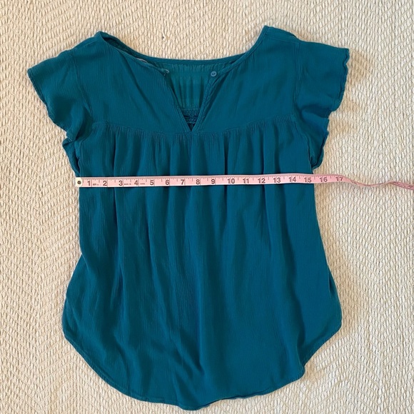 George Blue Flowy Top - Picture 3 of 11